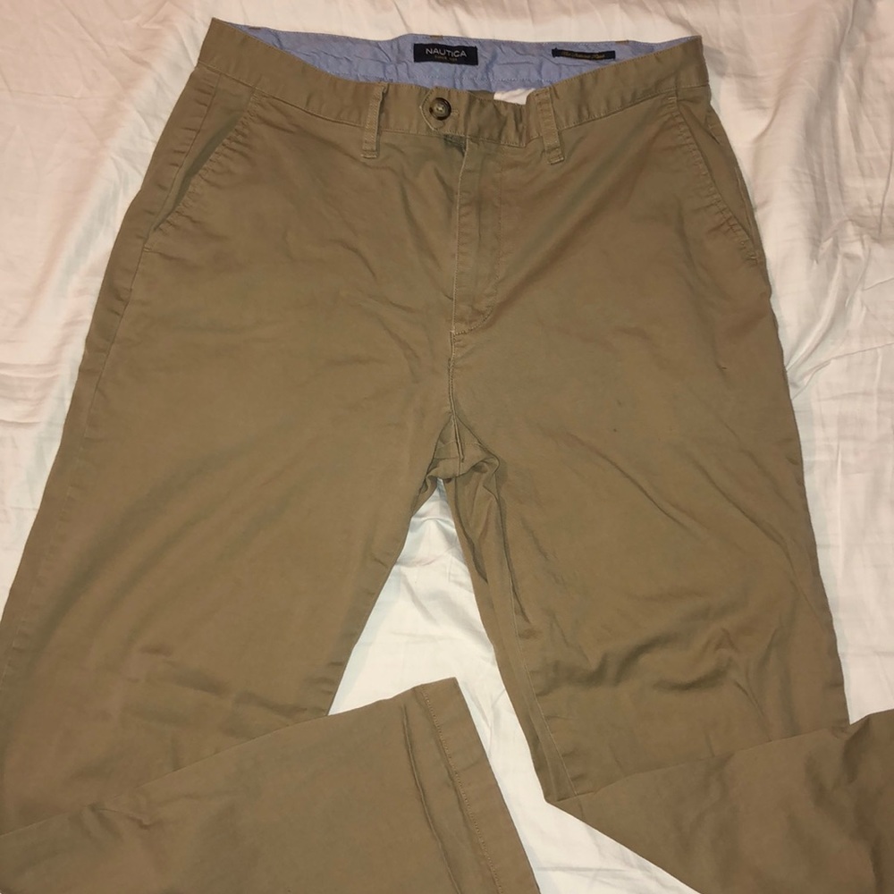 NAUTICA TAILORED KHAKIS